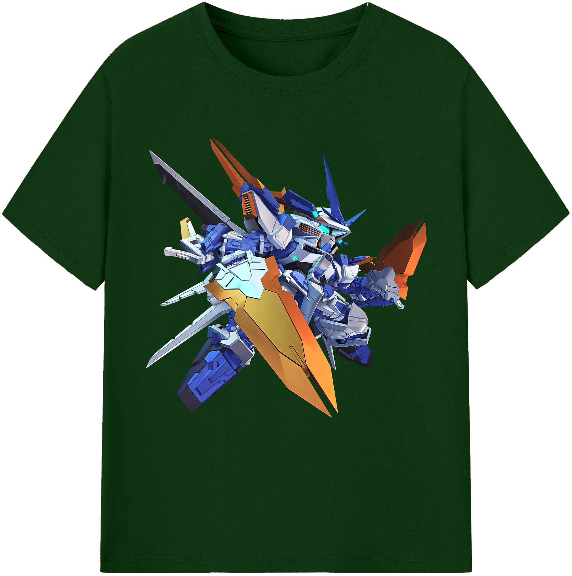 （画像用） 機動戦士ガンダム Mobile Suit Gundam 綿100％半袖Tシャツ（フロントプリント）